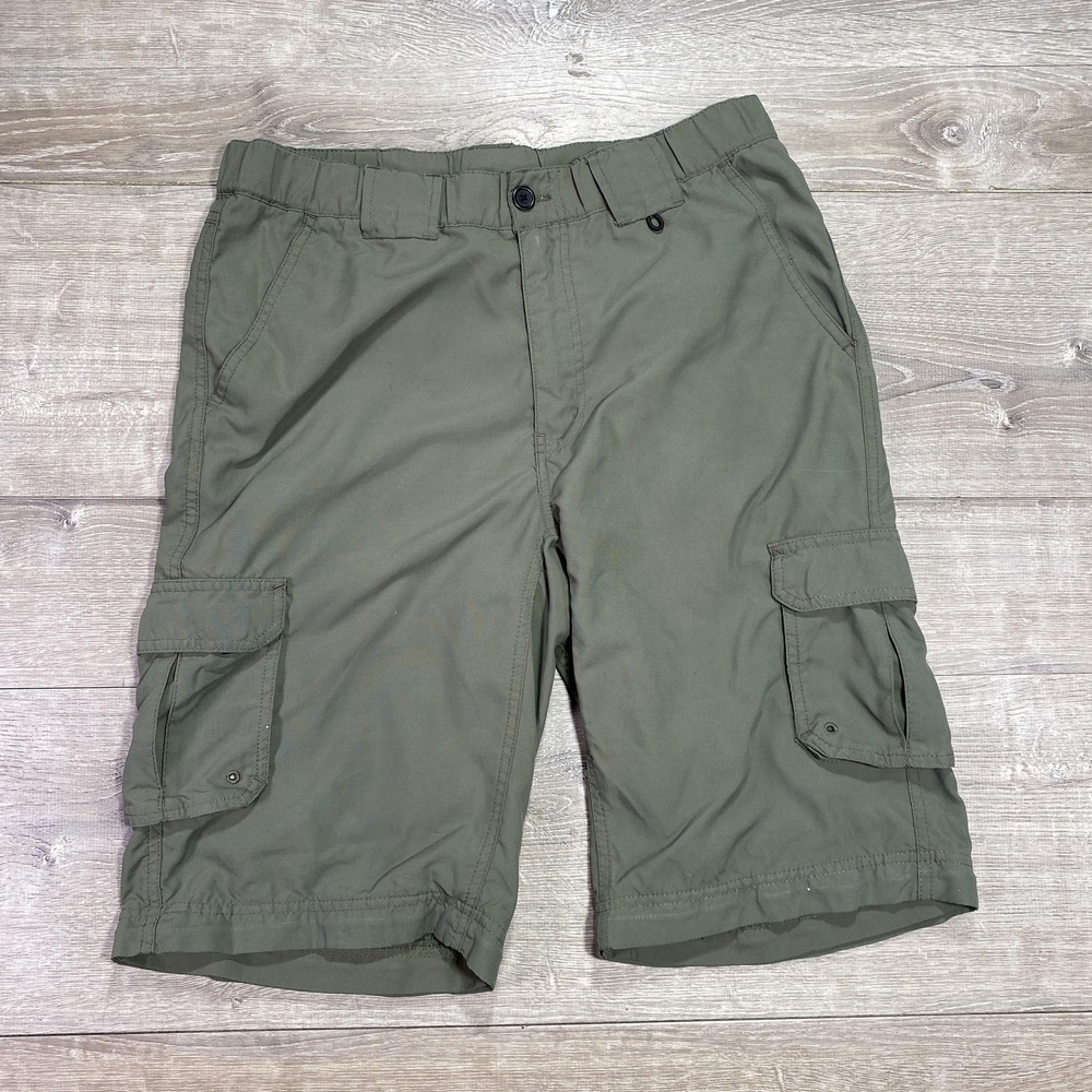 Boy Scouts Of America Shorts‎ Boys Small Green Switchback Uniform Nylon Cargo